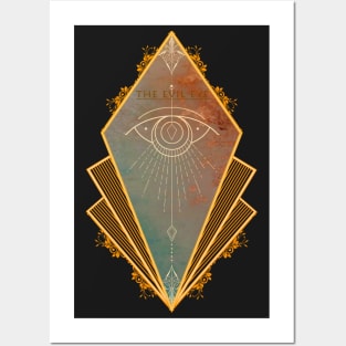 Art Deco Evil Eye Posters and Art